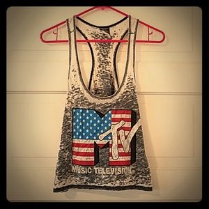 Crop top with racerback